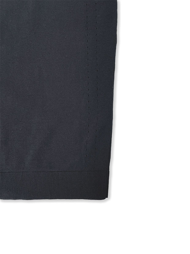 junhashimoto 16GG CREW NECK KNIT / BLACK