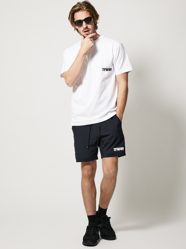 TFW49 NYLON SHORT PANTS / BLACK