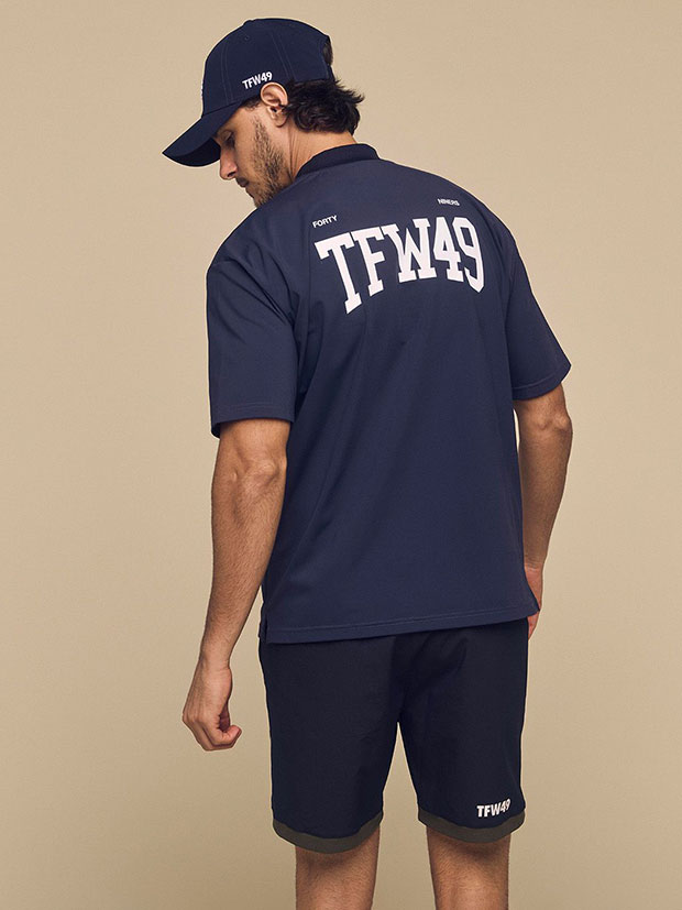 TFW49 HALF MOCKNECK TSHIRT / NAVY | TFW49 | rumbleFISH