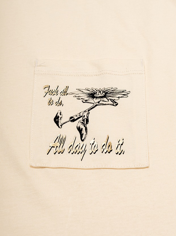 JUNGLES Fuck All To Do Ringer Tee / BIRCH