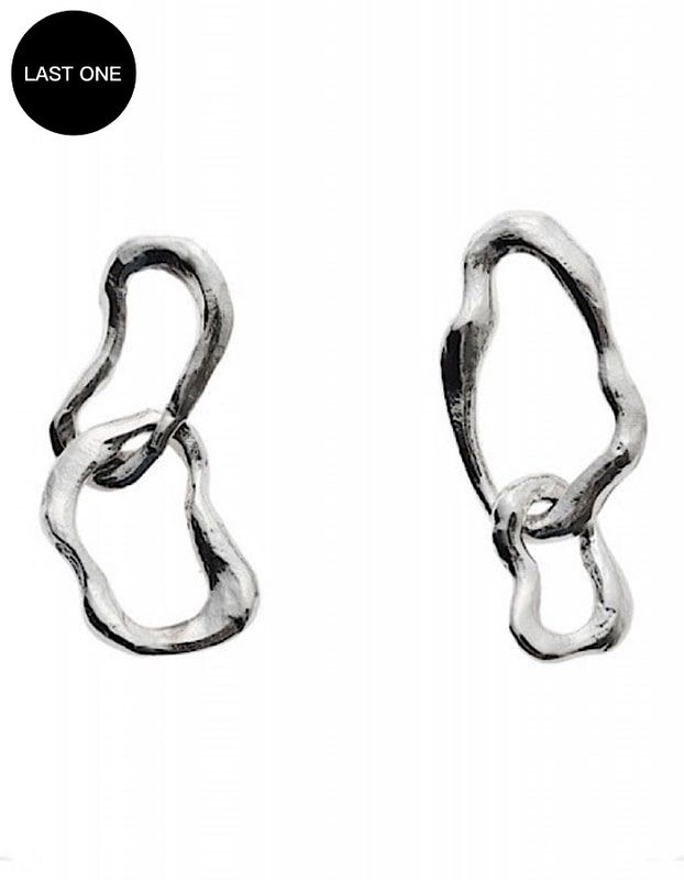 Bumpy Earrings / silver