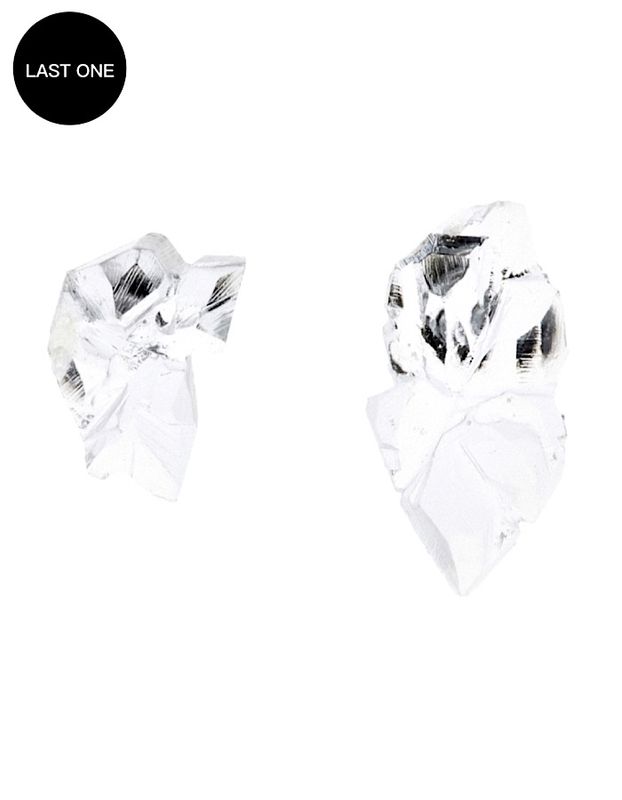 Ore Pierced Earrings / clear