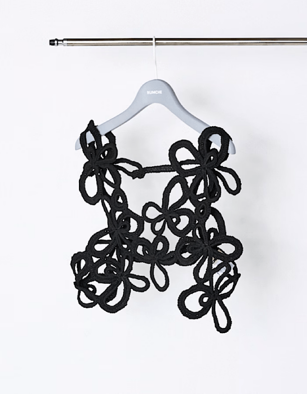 Flower Bond Yarn Harness / black | GOODS | RUMCHE OFFICIAL ONLINE