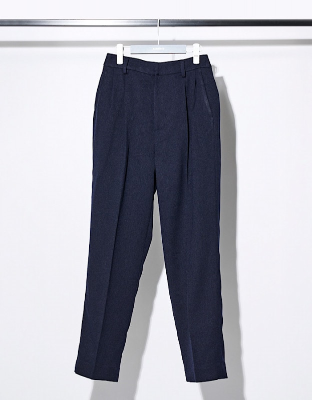 Tuck Trousers / navy