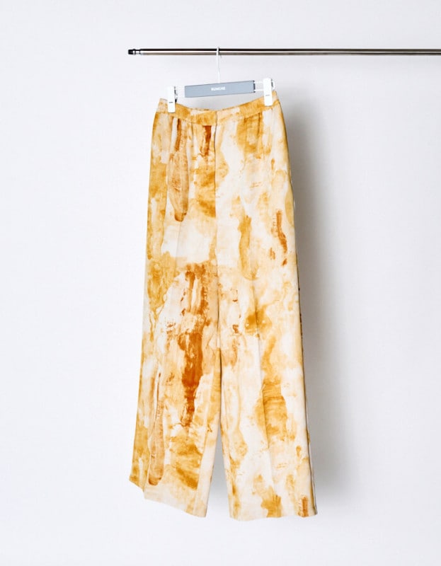 Earth Print Trousers / beige