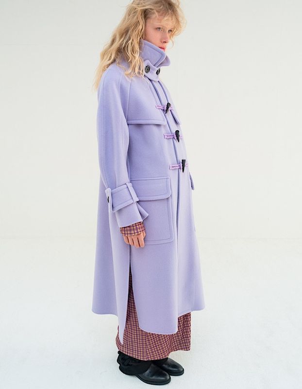 River Duffle Coat / lavender