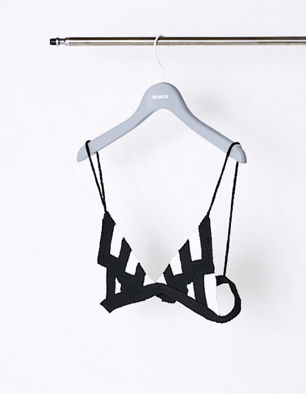 Bond Yarn Bra Tops / black