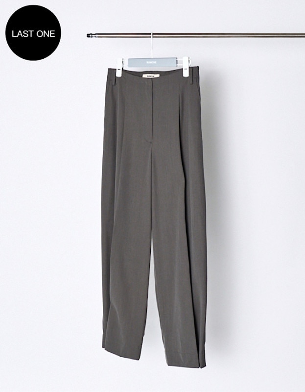 2way Tuck Form Trousers / gray