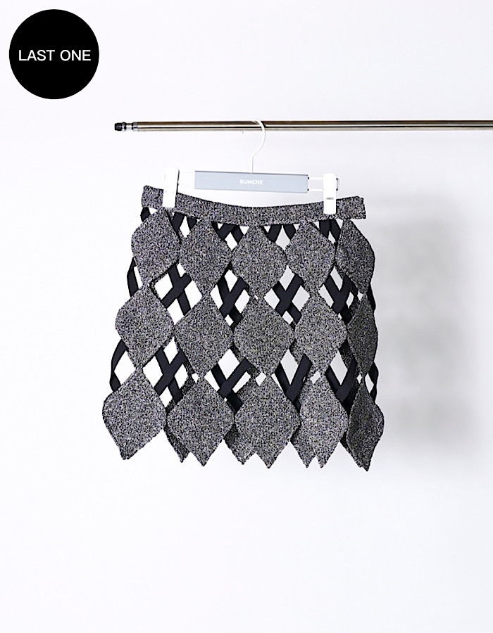 RUMCHE】Lame Bond Yarn Bustier