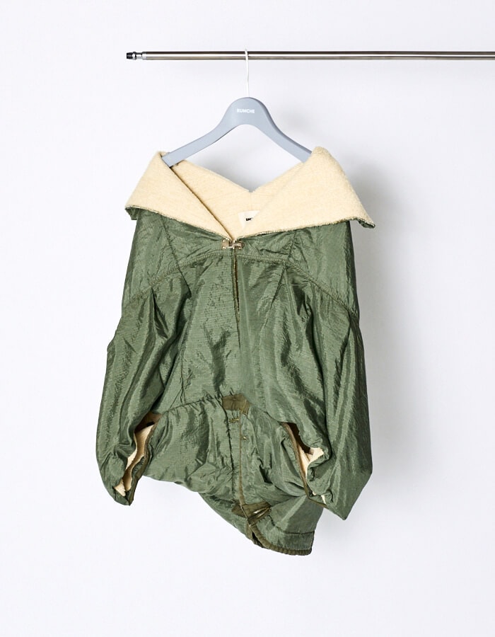 【RUUBON】 military drawstring blouson M RUUBON】 military drawstring blouson M RUUBON】 military