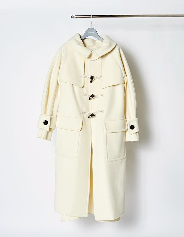 River Duffle Coat / white