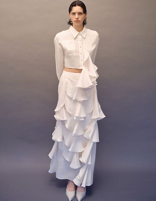 トップス RUMCHE Crystal Flower Sheer Tops / navy Crystal Flower Sheer Tops / navy | TOPS,PULLOVER | RUMCHE