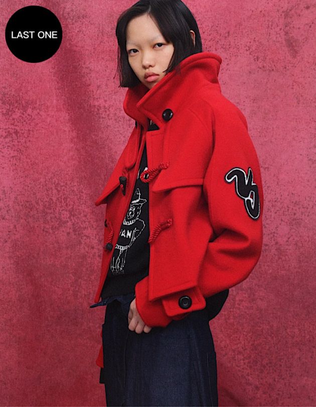 RUMCHE×VAN River Short Duffel Coat / red | OUTERS,COAT | RUMCHE