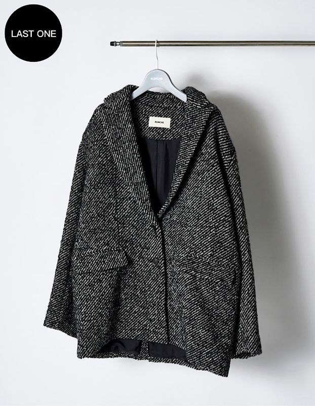 Tweed Jacket / black