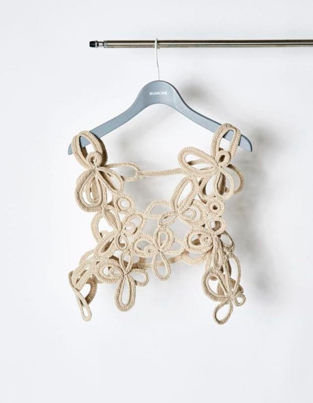 Flower Bond Yarn Harness / beige