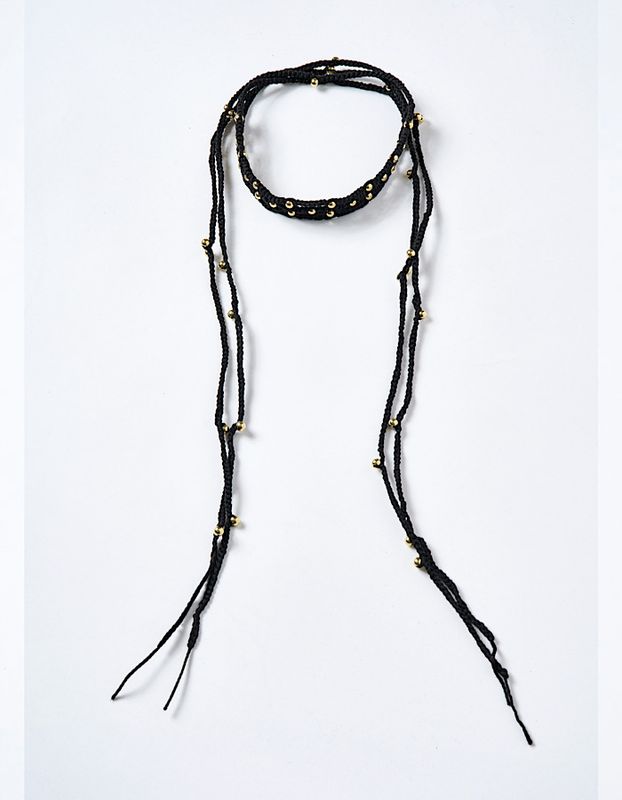 【RUMCHE】Bond Yarn Harness（ベスト/ブラック） Flower Bond Yarn Harness / black | GOODS | RUMCHE OFFICIAL ONLINE