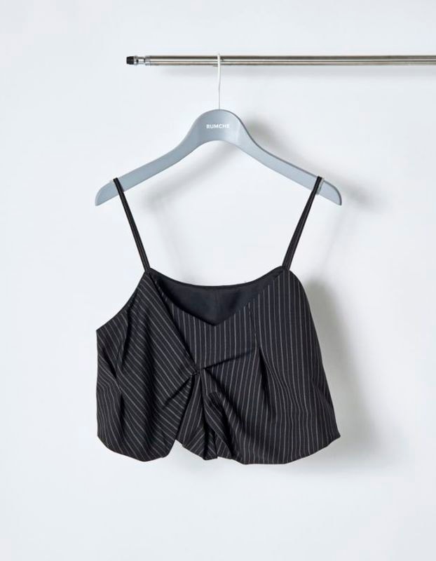 Curiosity Camisole Tops / black stripe