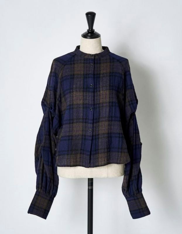 Curiosity Check Shirt / navy