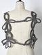 Lame Flower Bond Yarn Harness / silver