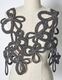 Lame Flower Bond Yarn Harness / silver