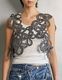 Lame Flower Bond Yarn Harness / silver