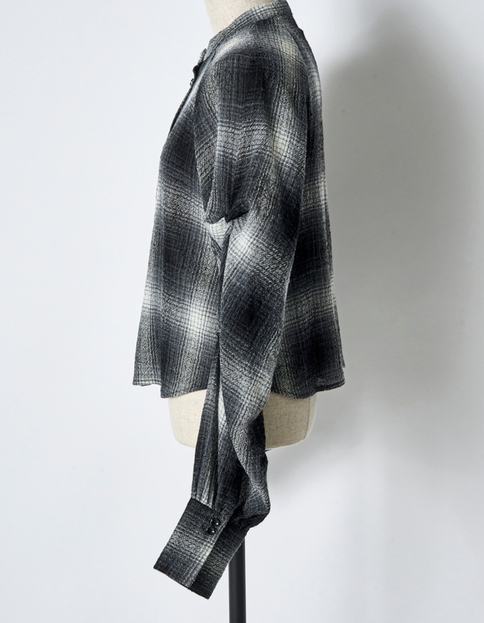 Curiosity Check Shirt / black