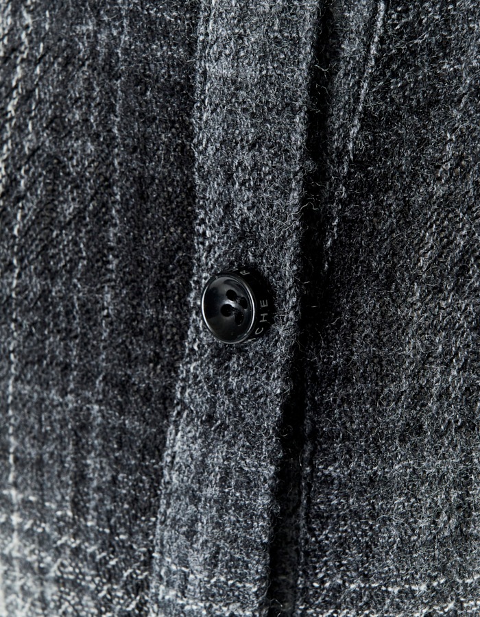 Curiosity Check Shirt / black