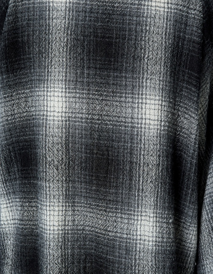 Curiosity Check Shirt / black