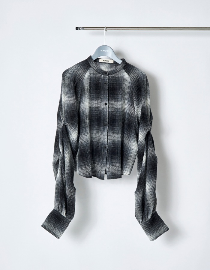 Curiosity Check Shirt / black