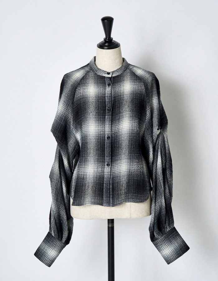 Curiosity Check Shirt / black