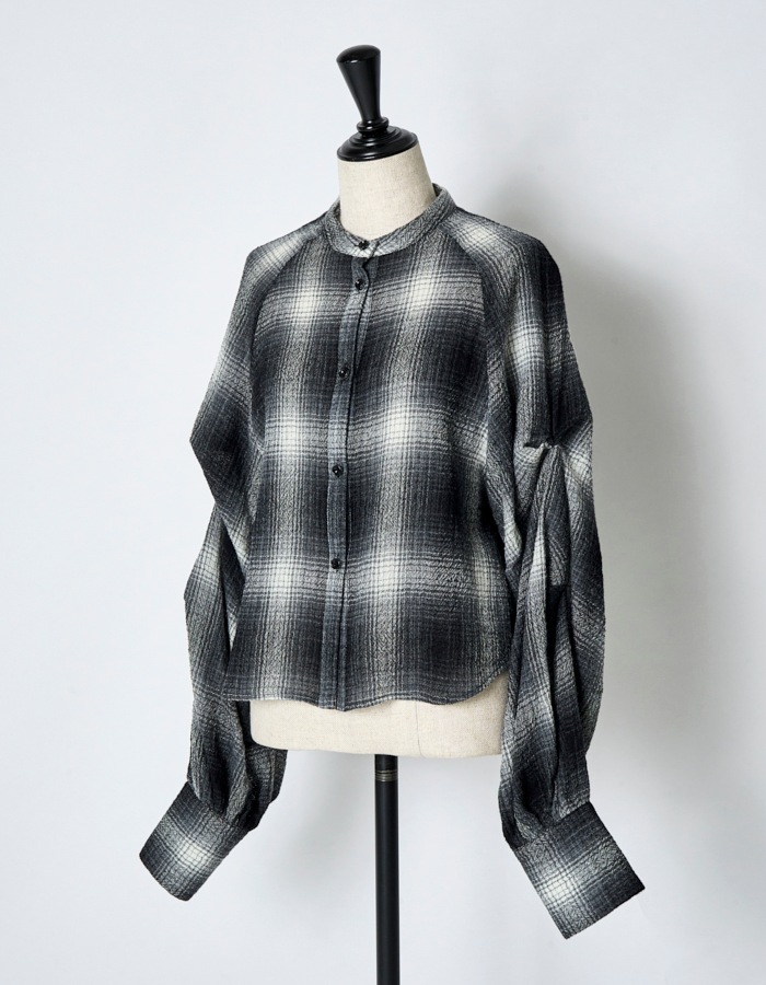 Curiosity Check Shirt / black