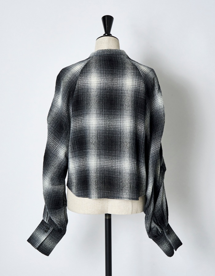 Curiosity Check Shirt / black