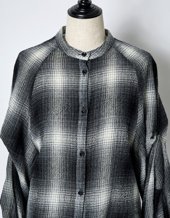 Curiosity Check Shirt / black