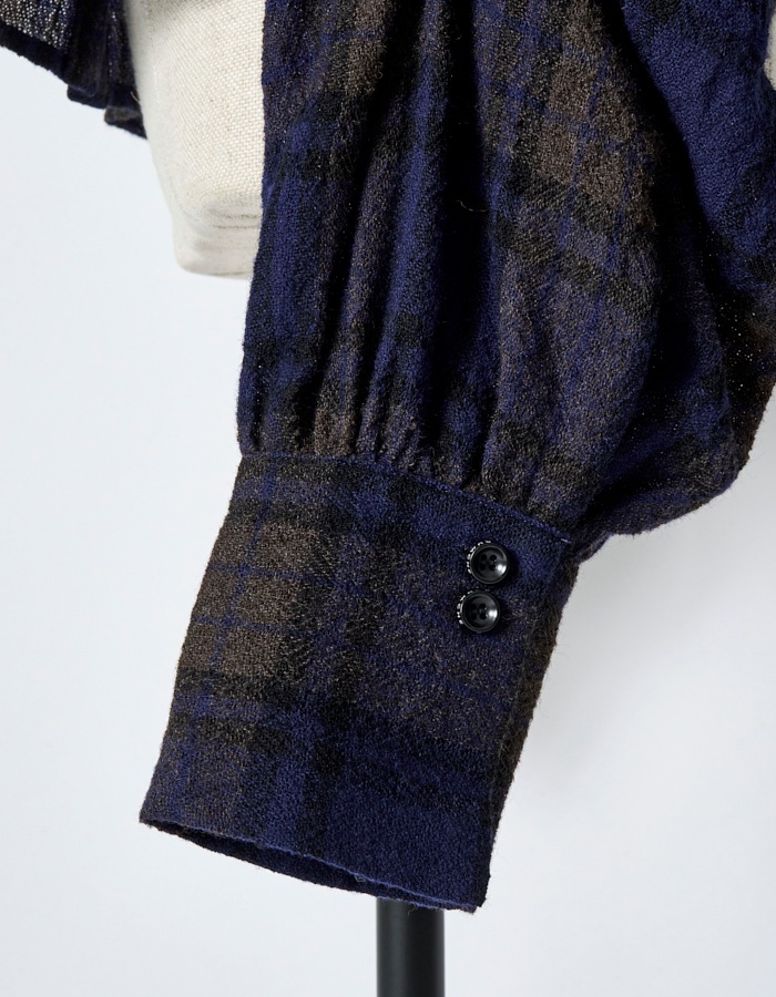 Curiosity Check Shirt / navy