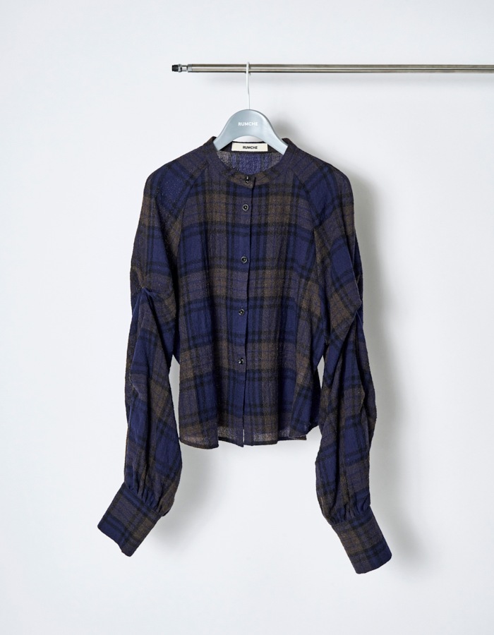 Curiosity Check Shirt / navy