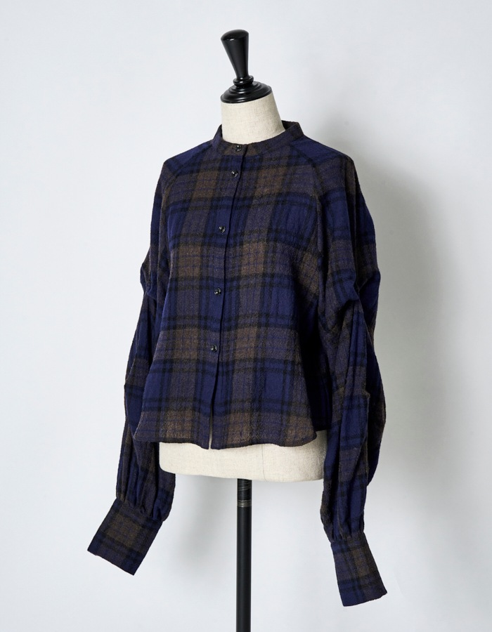 Curiosity Check Shirt / navy