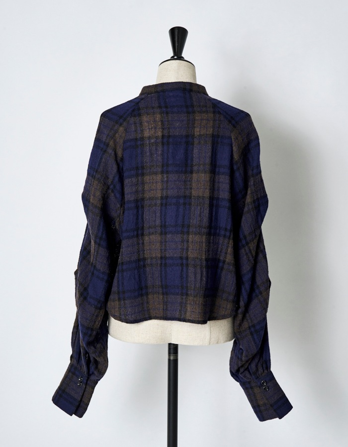 Curiosity Check Shirt / navy