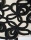 Flower Bond Yarn Belt / black