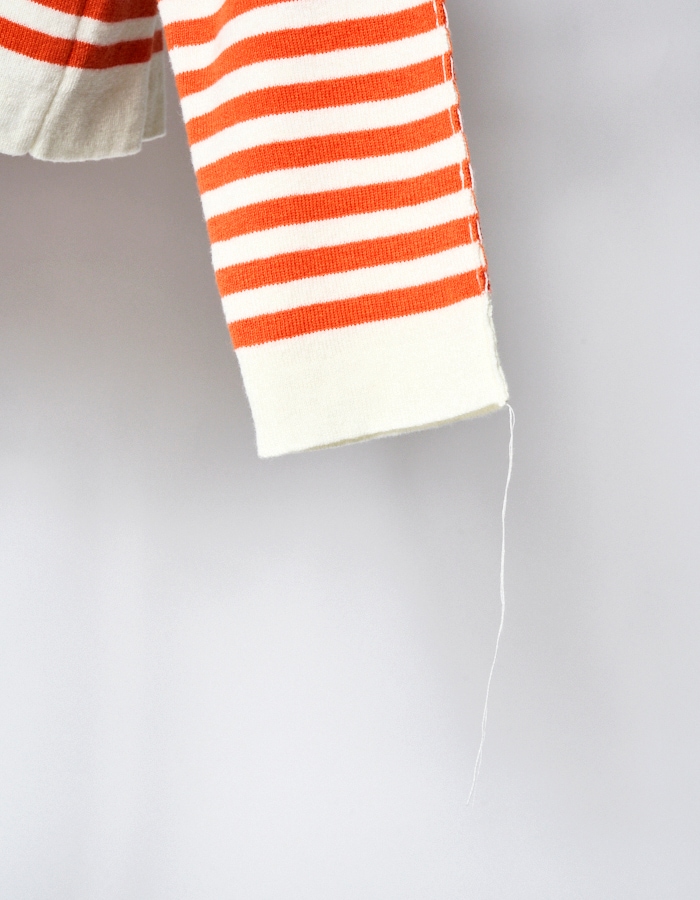 As You Are Knit / orange stripe