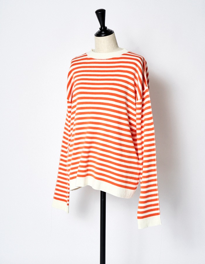 As You Are Knit / orange stripe