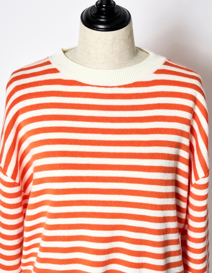 As You Are Knit / orange stripe