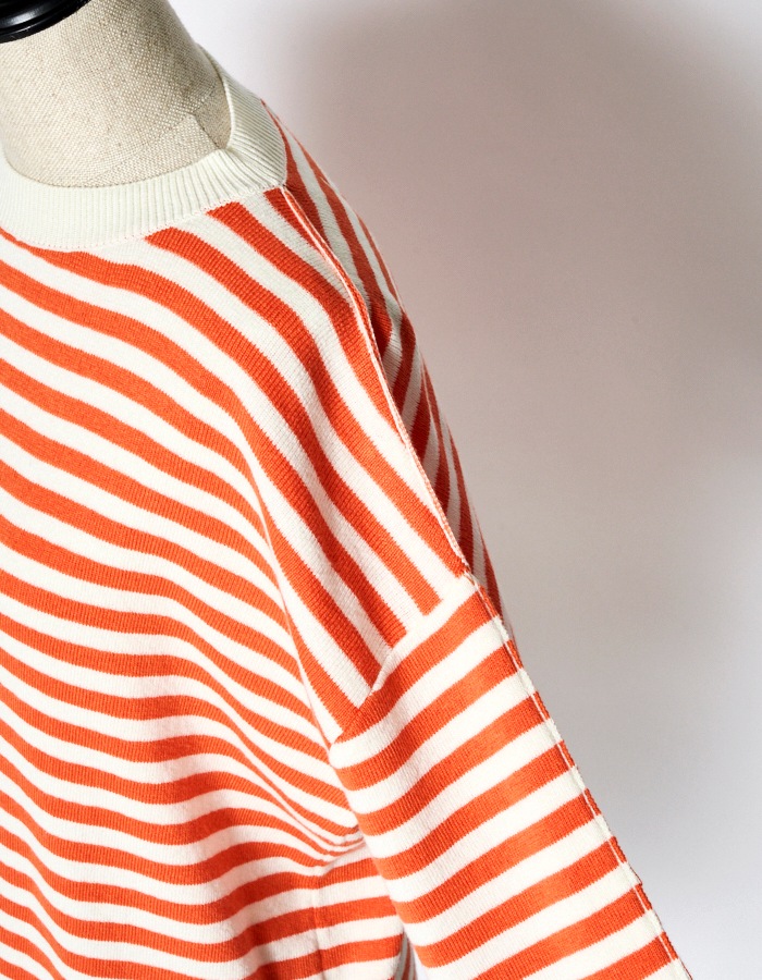 As You Are Knit / orange stripe