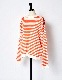 As You Are Knit / orange stripe