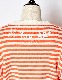 As You Are Knit / orange stripe