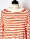 As You Are Knit / orange stripe