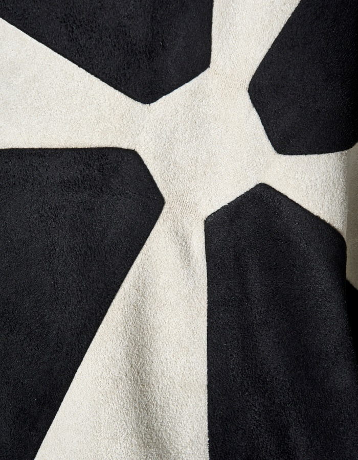 Scissors Patchwork Jacket / black