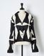 Scissors Patchwork Jacket / black