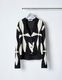 Scissors Patchwork Jacket / black