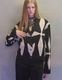 Scissors Patchwork Jacket / black