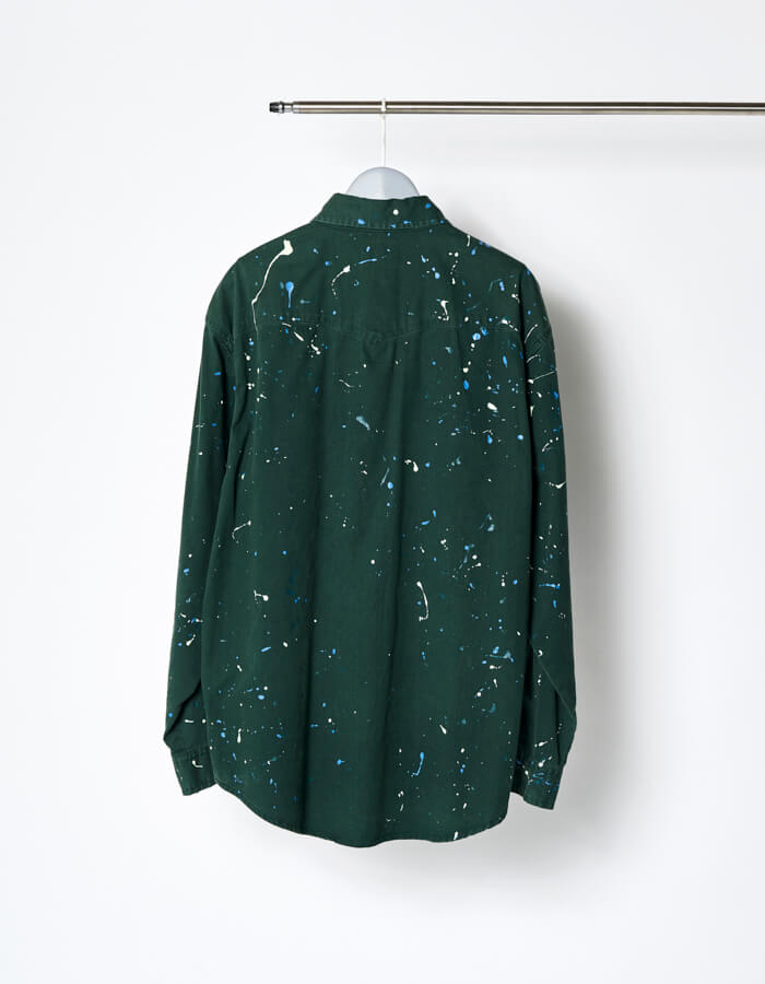 Remake Paint Shirt / green